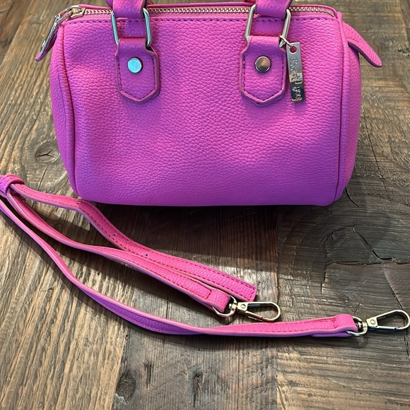 Bari Lynn Pink Leather Girls Pocketbook - Picture 4 of 8